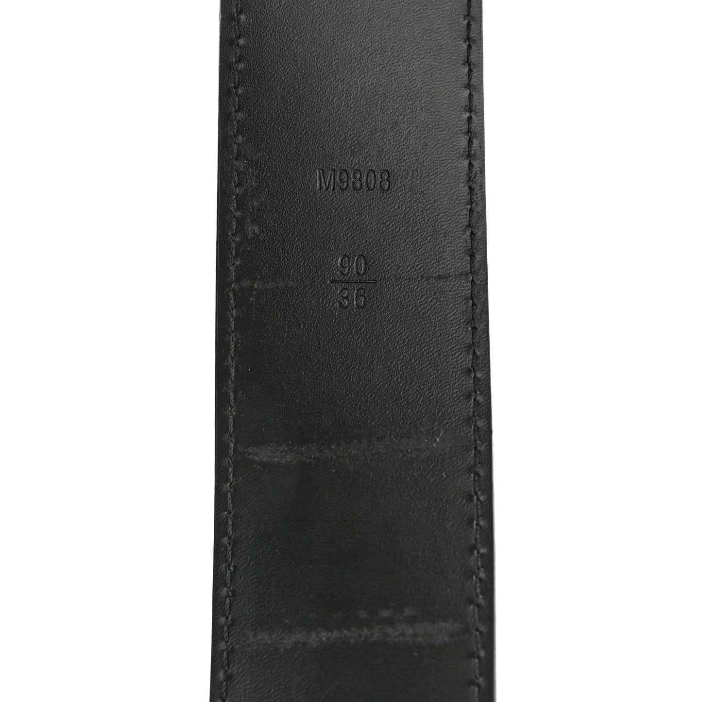 Damier Graphite 40mm LV Initiales 90 36 Belt