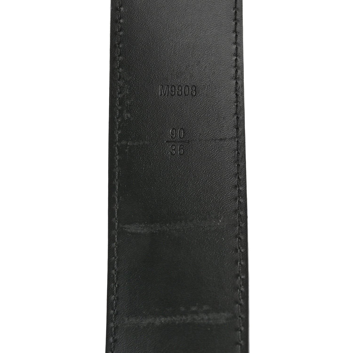Louis Vuitton Damier Graphite 40mm LV Initiales 90 36 Belt 6 of 9