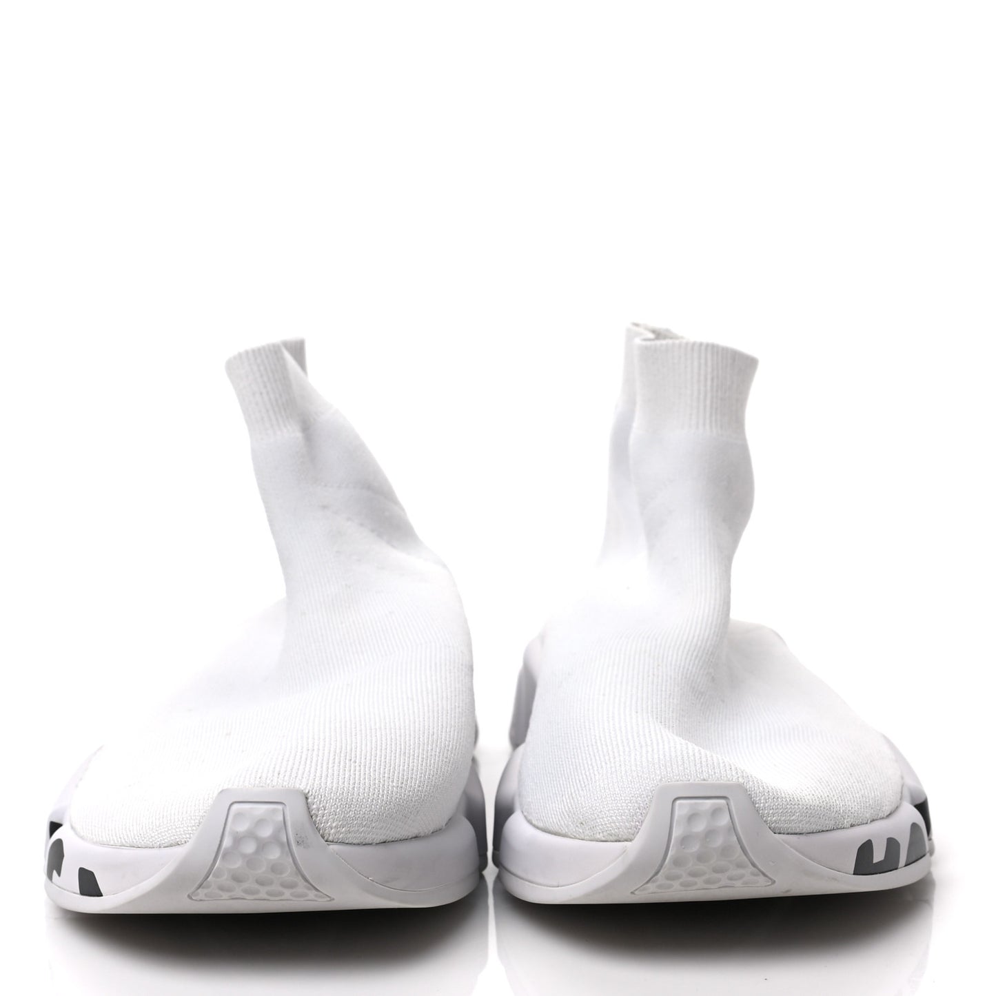 Neoprene Knit Mens Speed Graffiti Sneakers 46 White Black