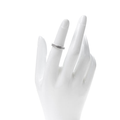 Cartier 18K White Gold Diamond 3.5mm Ballerine Wedding Band Ring 49 4.75 2 of 5