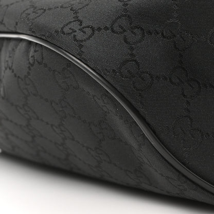 Gucci Nylon Monogram Fanny Pack Belt Bag Black 10 of 10