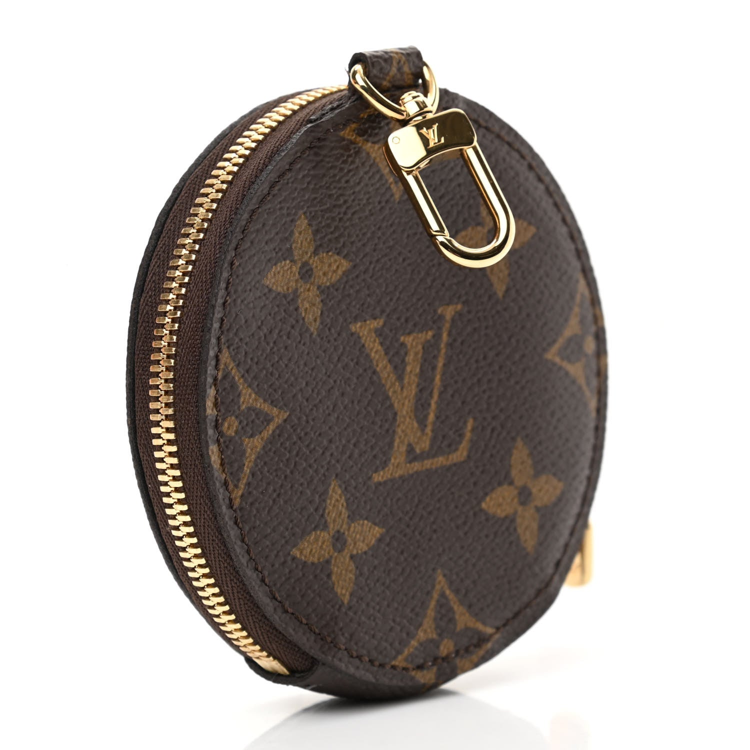 Louis Vuitton Monogram 2021 Christmas Animation Japanese Garden Round Coin Purse Wisteria Pink 3 of 7