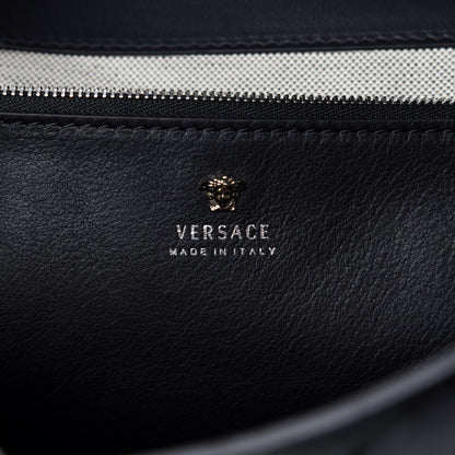 Versace Calfskin Large Palazzo Empire Bag Black Multicolor 10 of 11