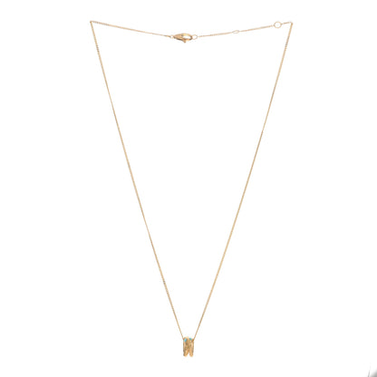 Gucci 18K Yellow Gold Turquoise Ouroboros Snake Necklace 2 of 3