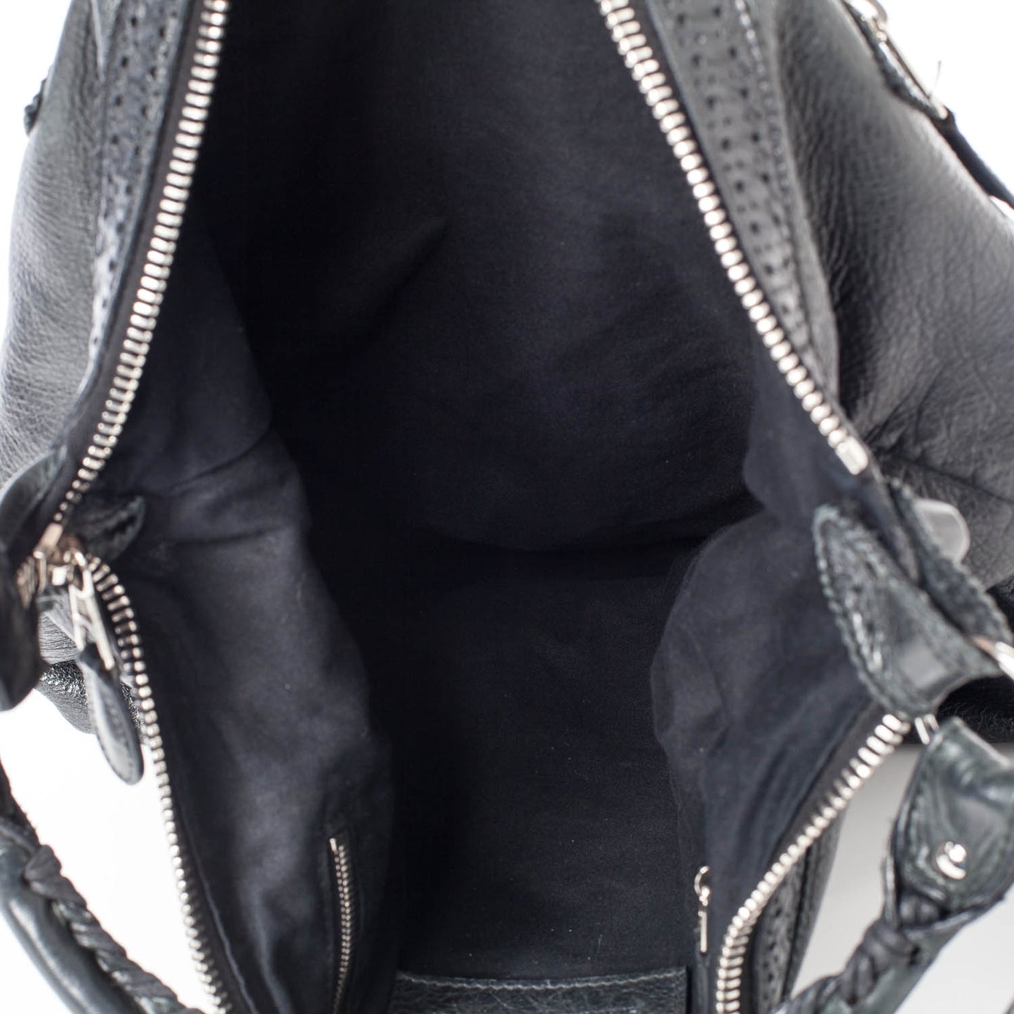 Agneau Giant Brogues Hardware Day Hobo Black