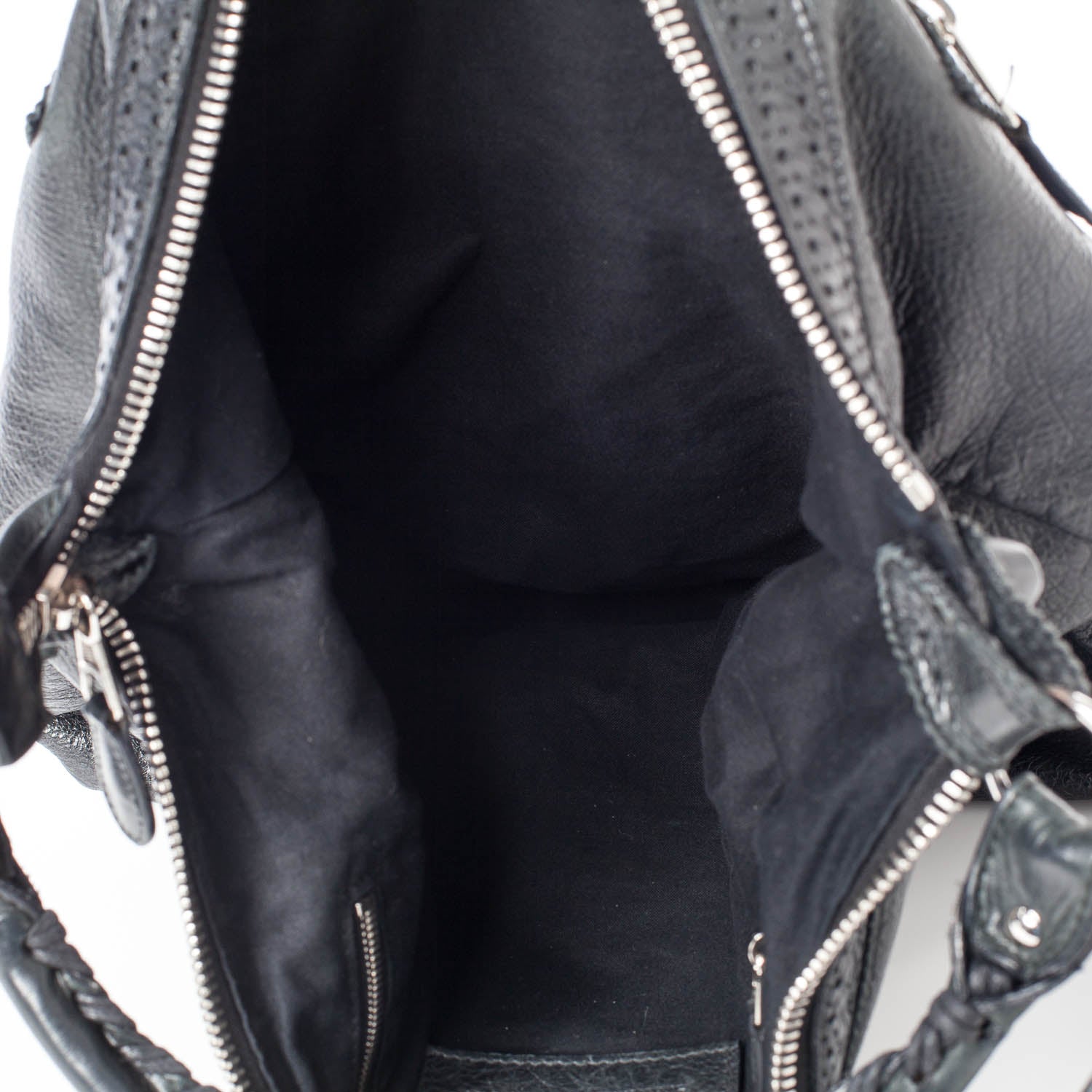 Balenciaga Agneau Giant Brogues Hardware Day Hobo Black 9 of 10