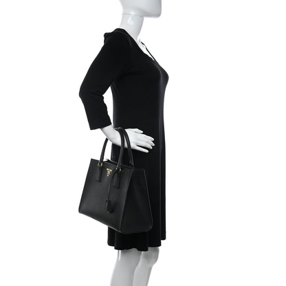 Prada Saffiano Tote Black 2 of 9