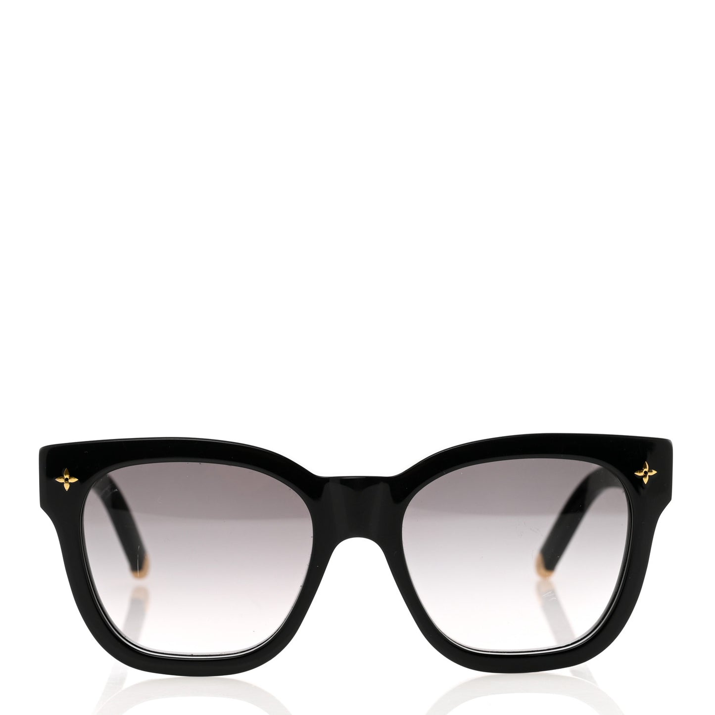 Acetate My Monogram Square Sunglasses Z1523W Black
