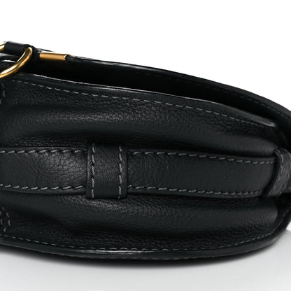 Chloe Calfskin Mini Marcie Round Crossbody Bag Black 10 of 10