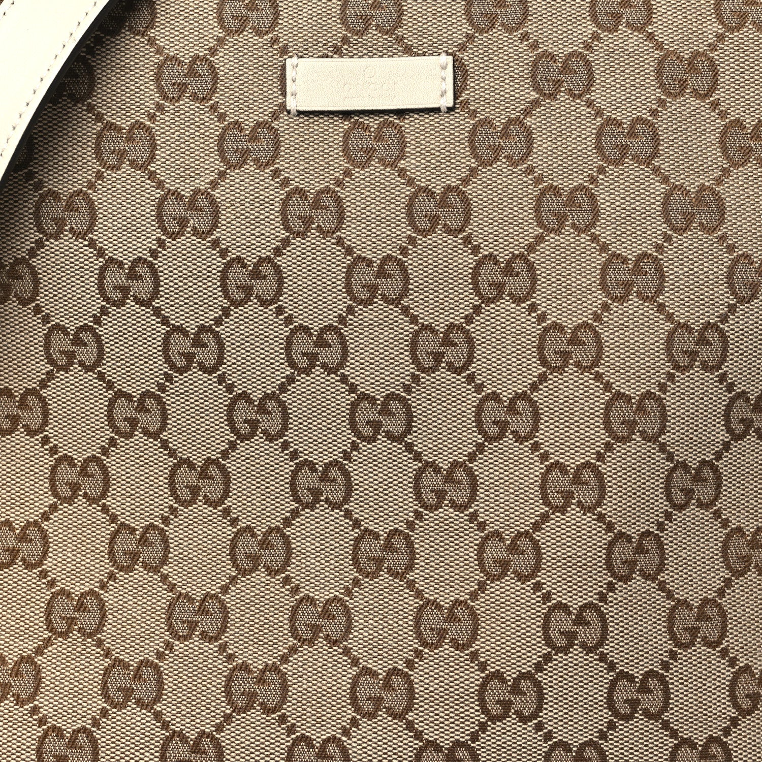 Gucci Monogram Medium Flat Messenger Bag Off White 8 of 10