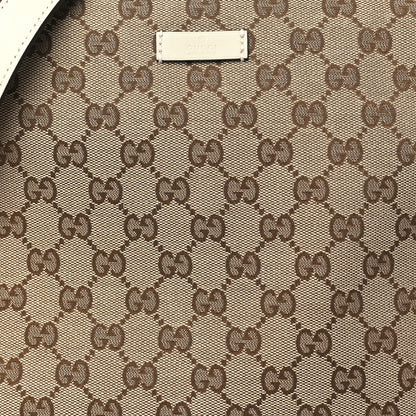Gucci Monogram Medium Flat Messenger Bag Off White 8 of 10