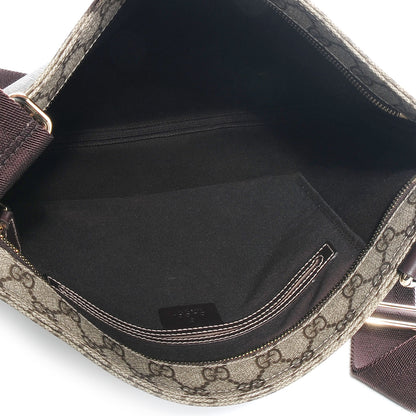 Gucci GG Plus Monogram Large Flat Messenger Bag Beige Brown 5 of 7