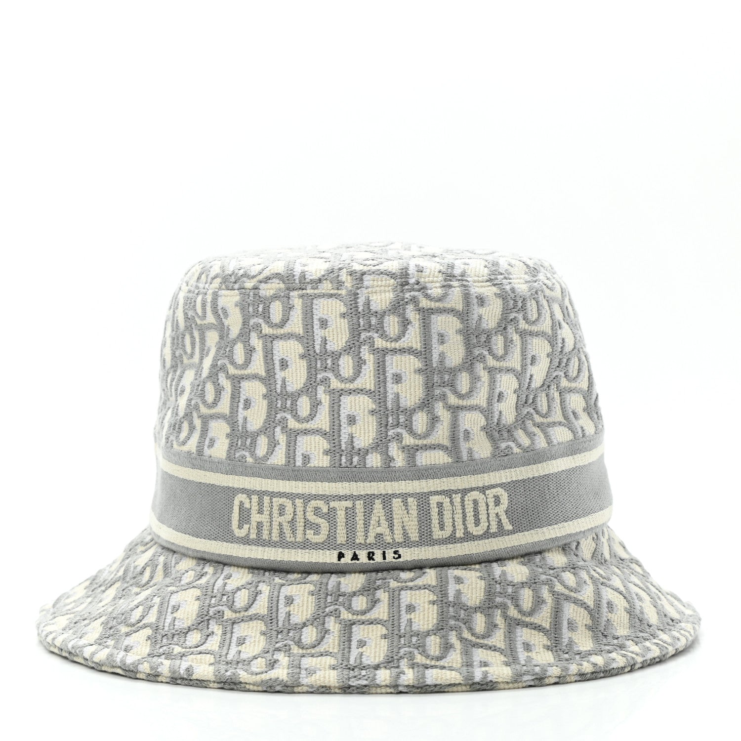 Christian Dior Oblique Bucket Hat 59 Grey 3 of 9