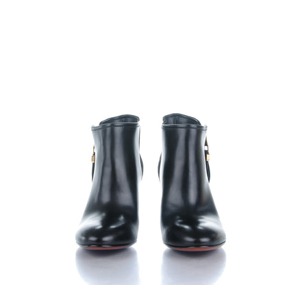 Louis Vuitton Calfskin Zippy Low Boots 36.5 Black 2 of 9