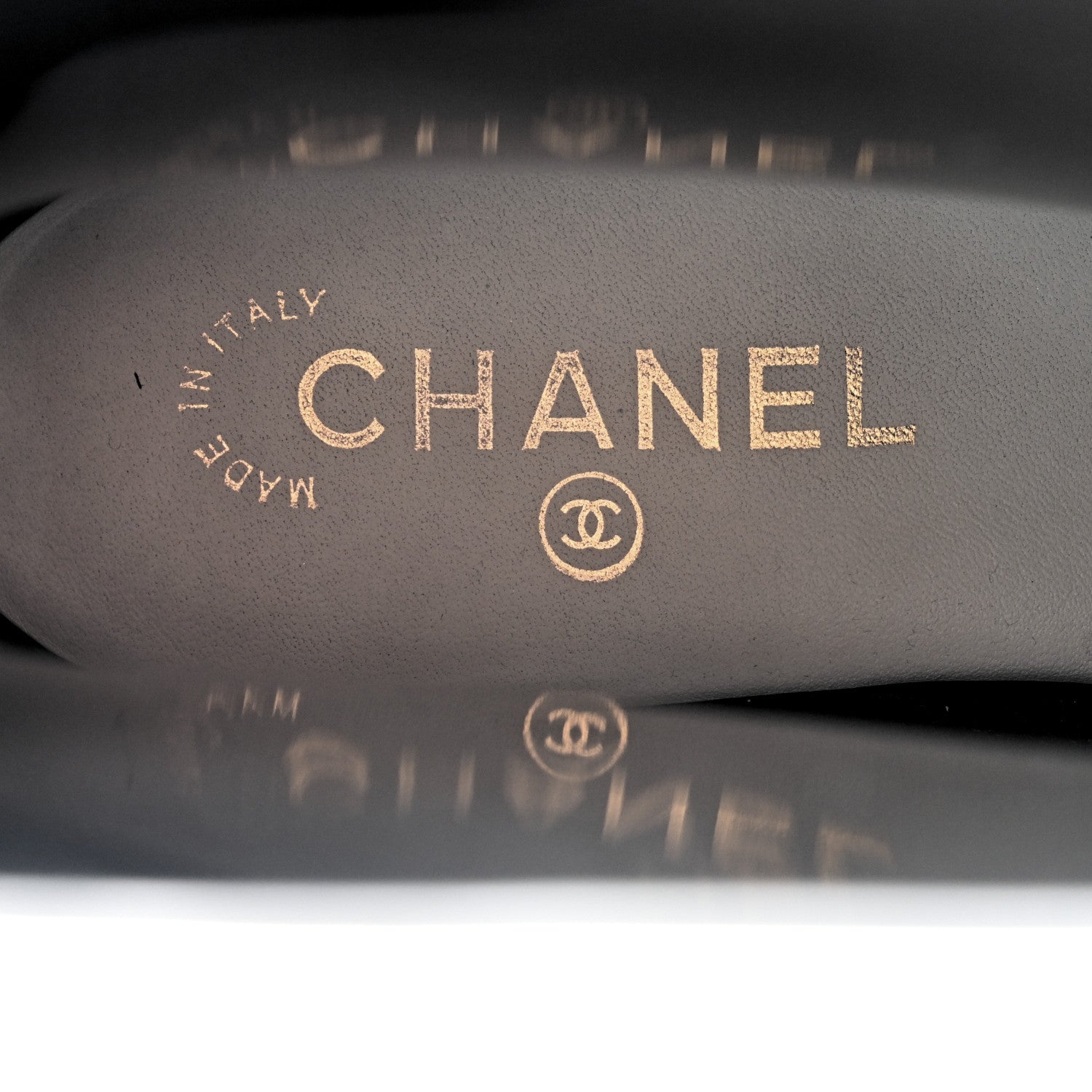 Chanel Rubber Rain Boots 40 Black 7 of 8