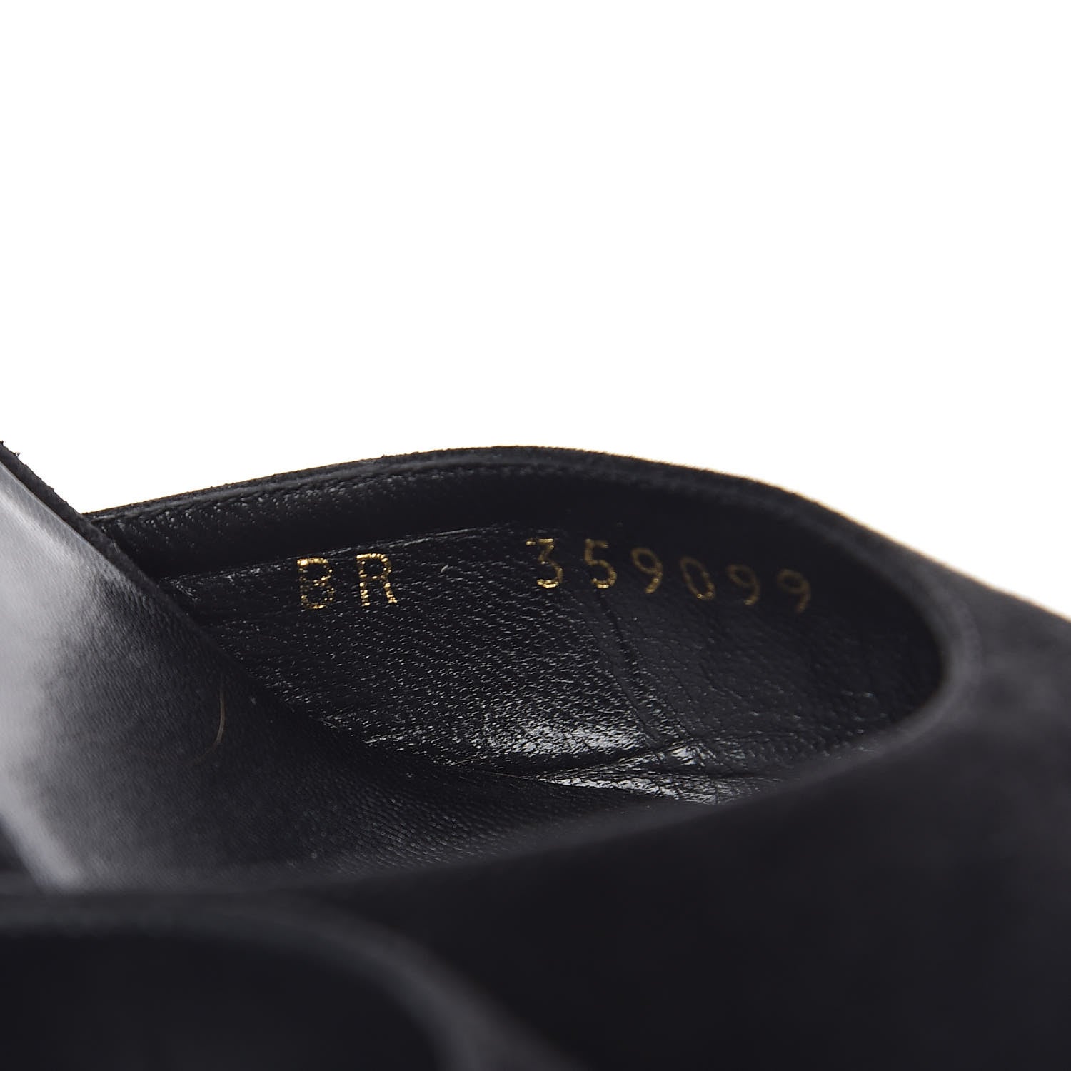 Saint Laurent Kid Scamosciato Classic Paris 80 Skinny Pumps 37.5 Black 10 of 14