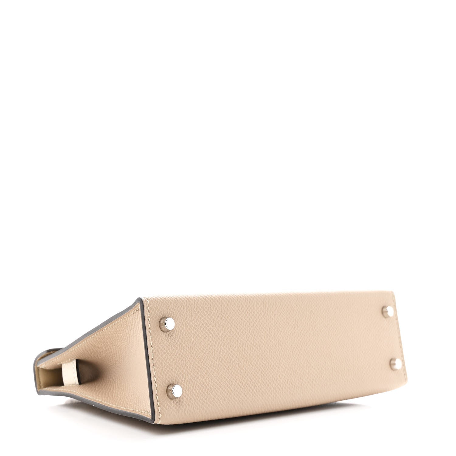 Hermes Epsom Tri-Color Mini Kelly Sellier 20 Trench Craie Etoupe 3 of 9