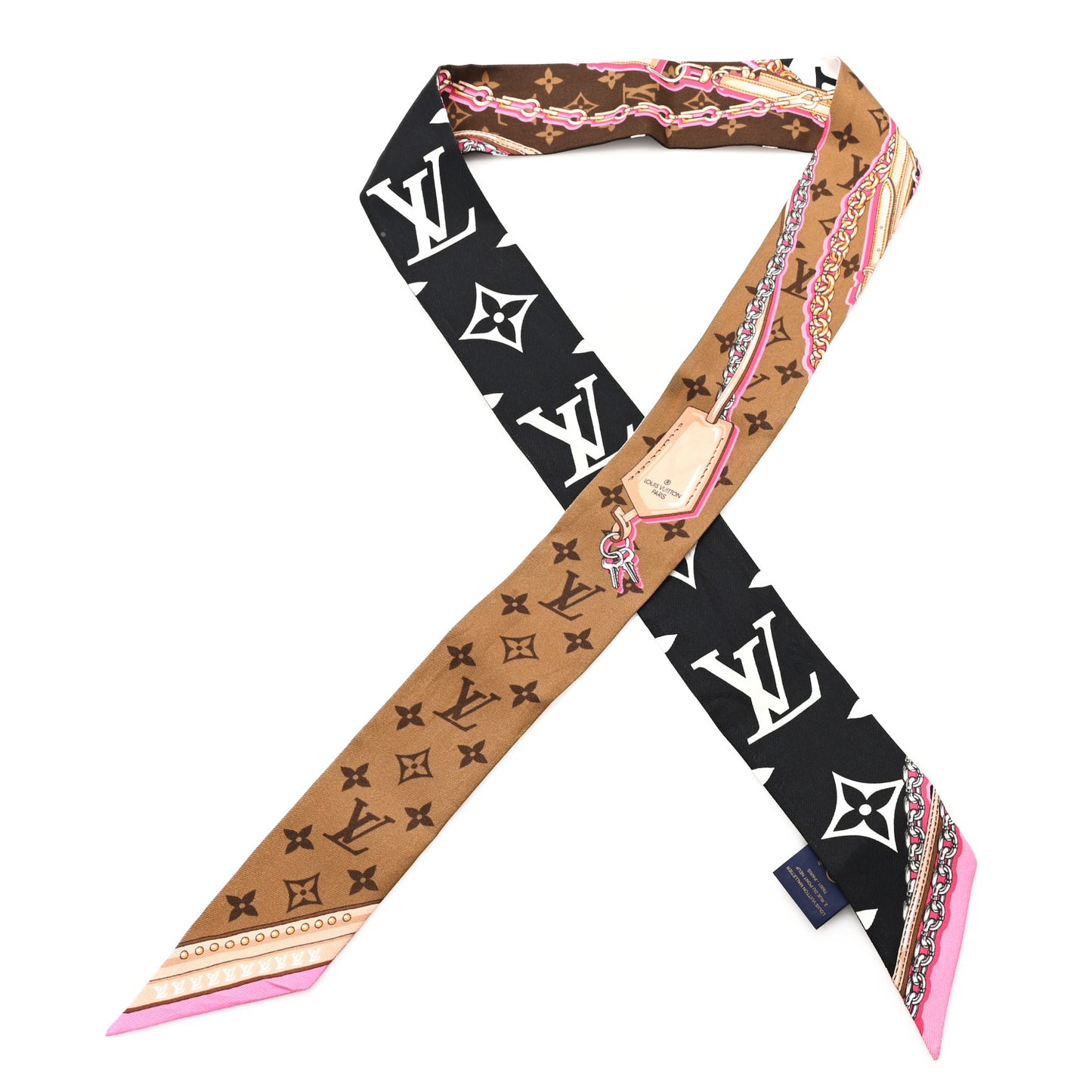 Silk Ultimate Monogram BB Bandeau Black