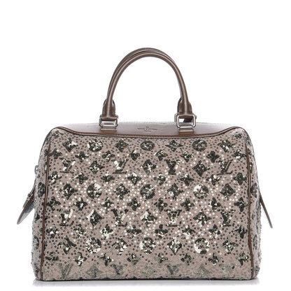 Louis Vuitton Sequin Monogram Sunshine Express Speedy Kaki 1 of 8