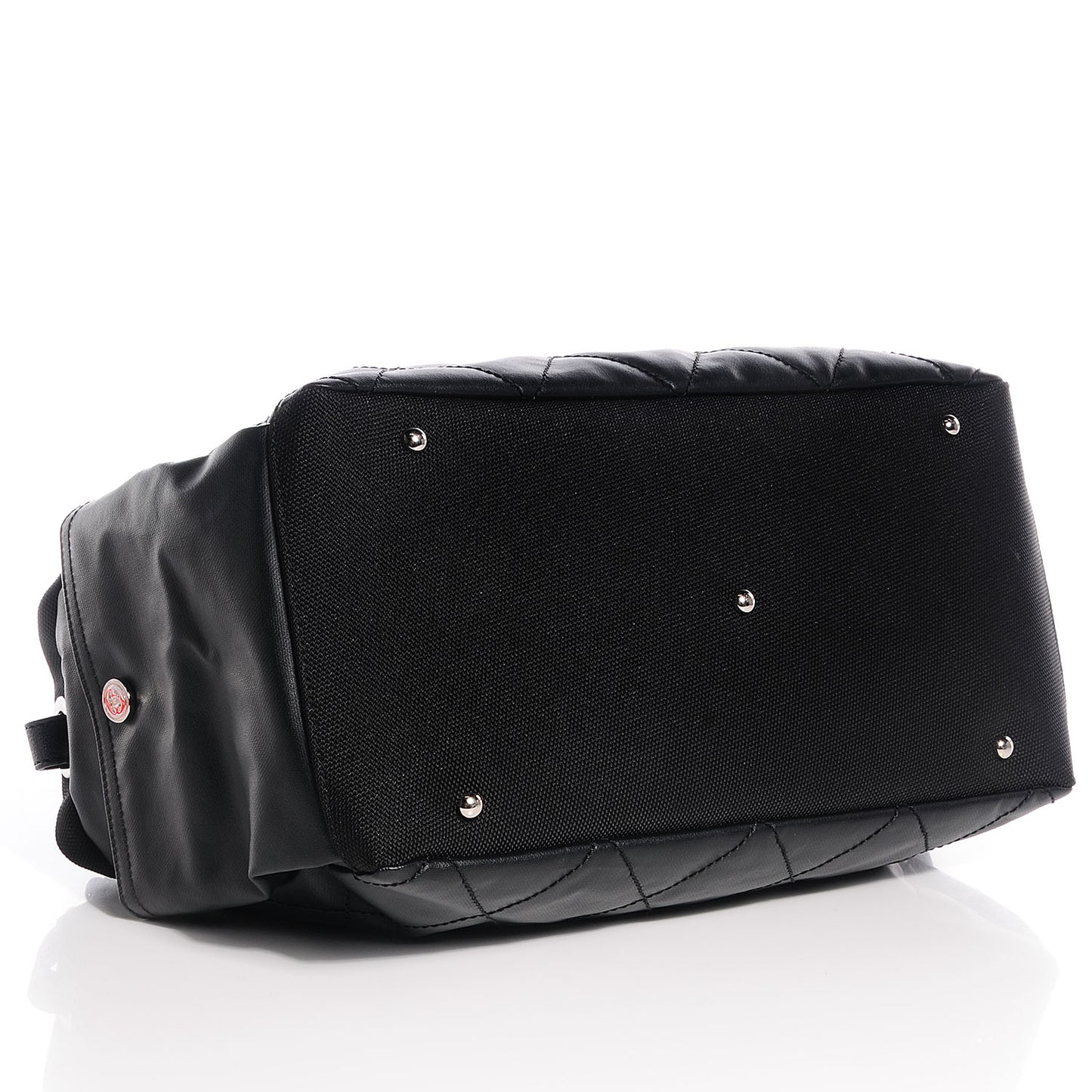 Coated Canvas Paris Biarritz Hobo Black