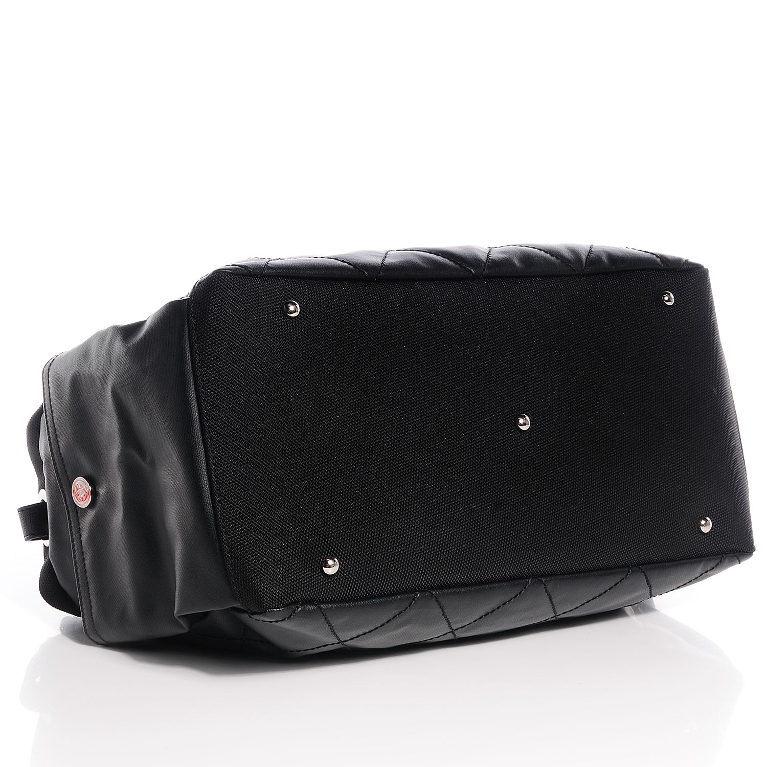 Chanel Coated Canvas Paris Biarritz Hobo Black 4 of 7