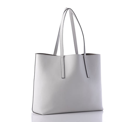 Fendi Vitello Vienna Enamel F is Fendi Shopping Tote White Taupe 3 of 10