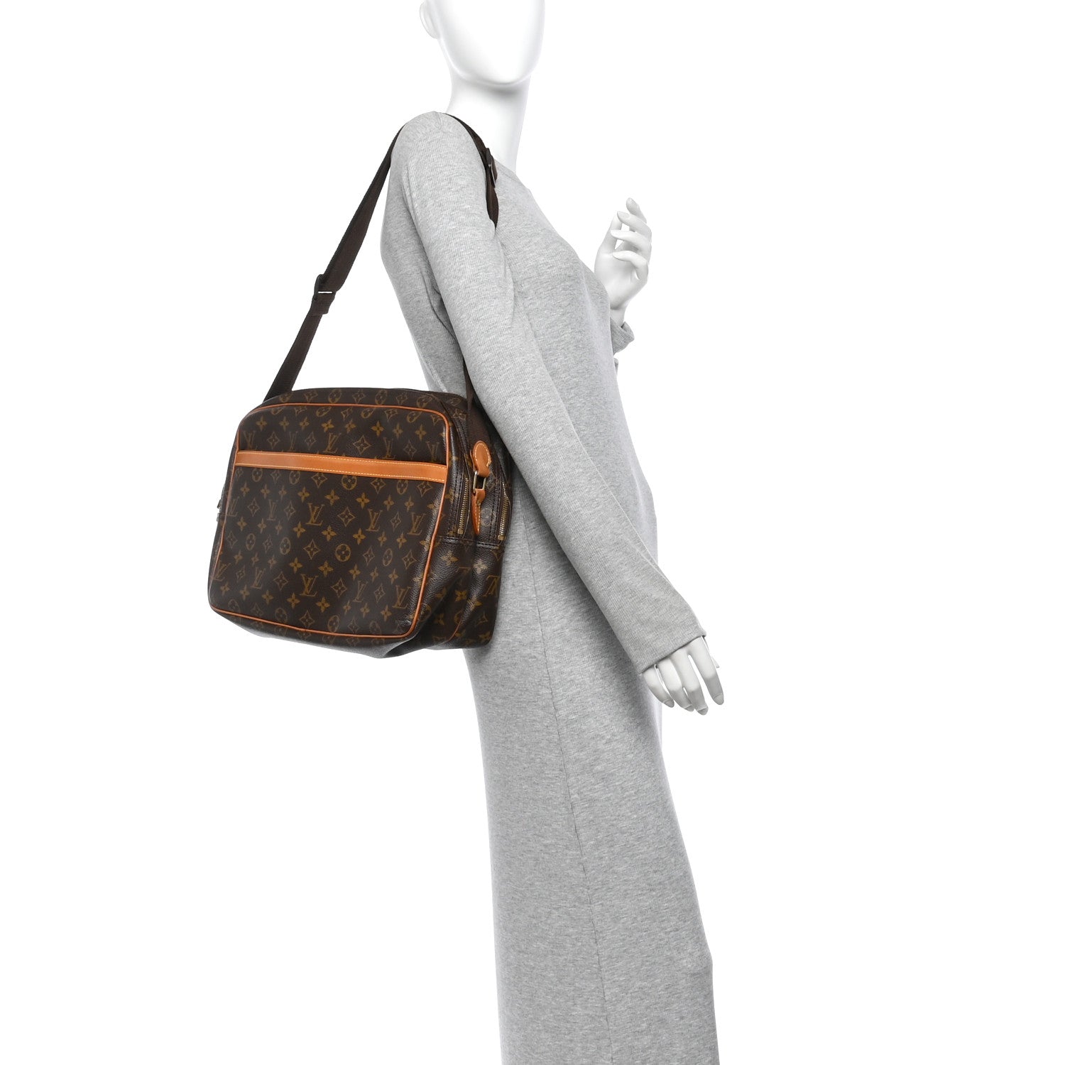 Louis Vuitton Monogram Reporter GM 3 of 9