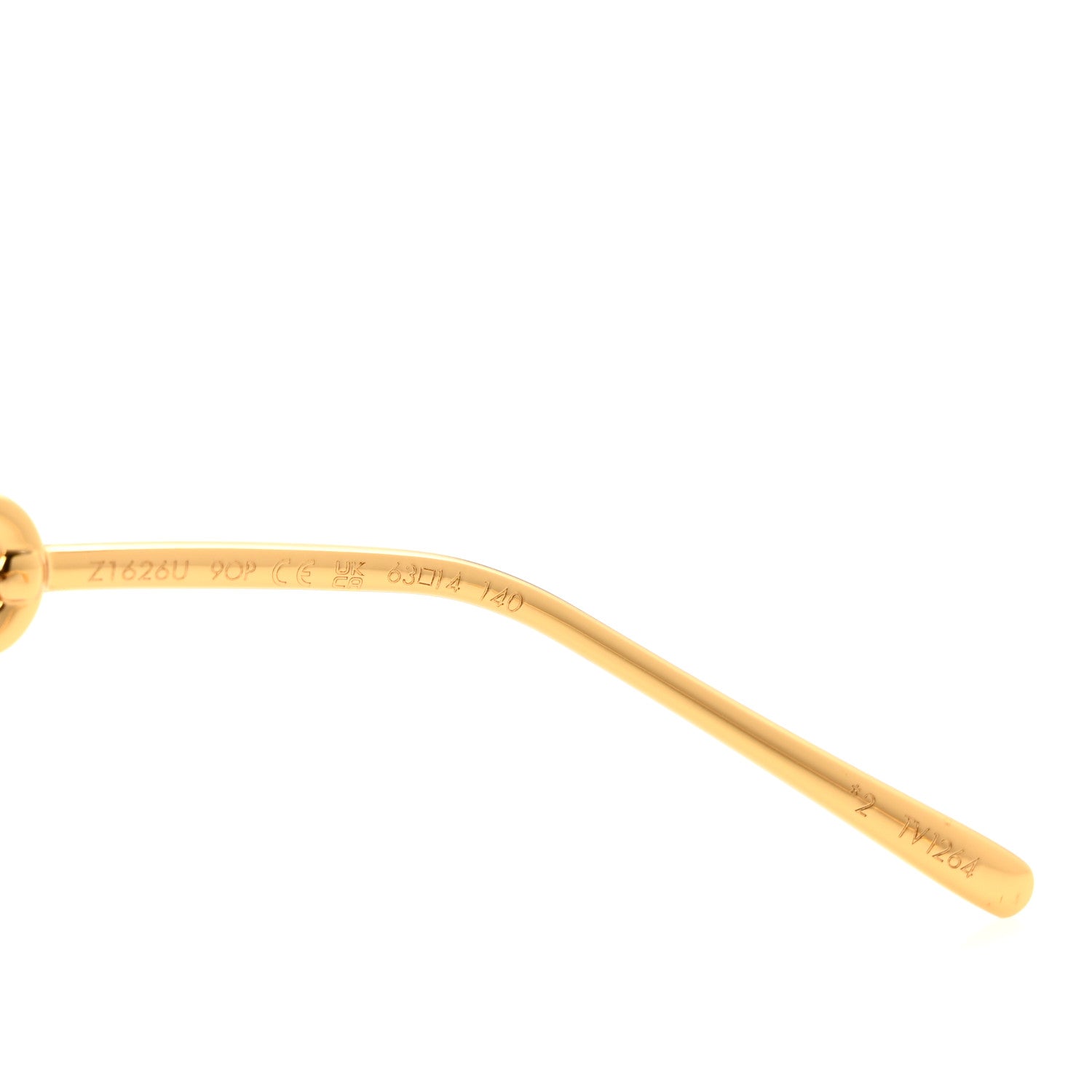 Louis Vuitton Metal Rimless LV Jewel Cat Eye Sunglasses Z1626U Gradient Blue 7 of 9