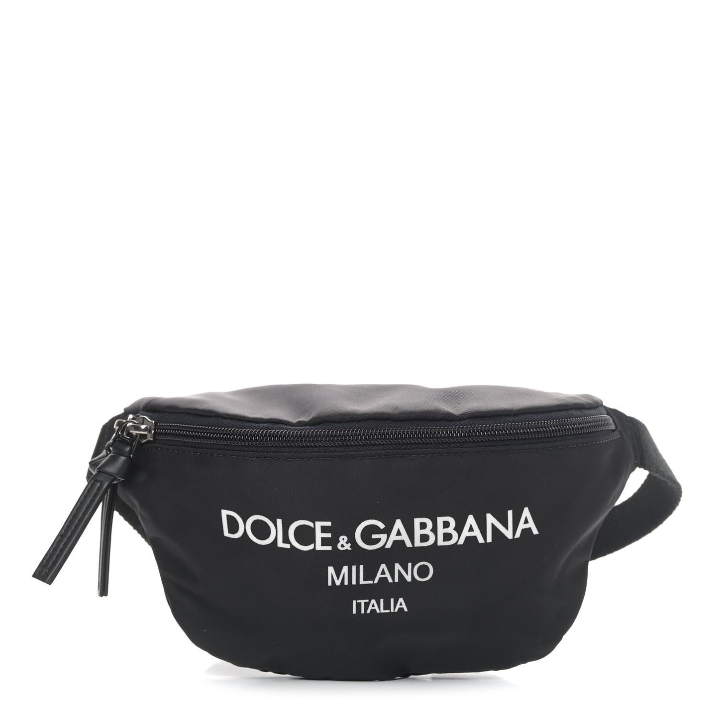 Nylon Logo Belt Bag Black