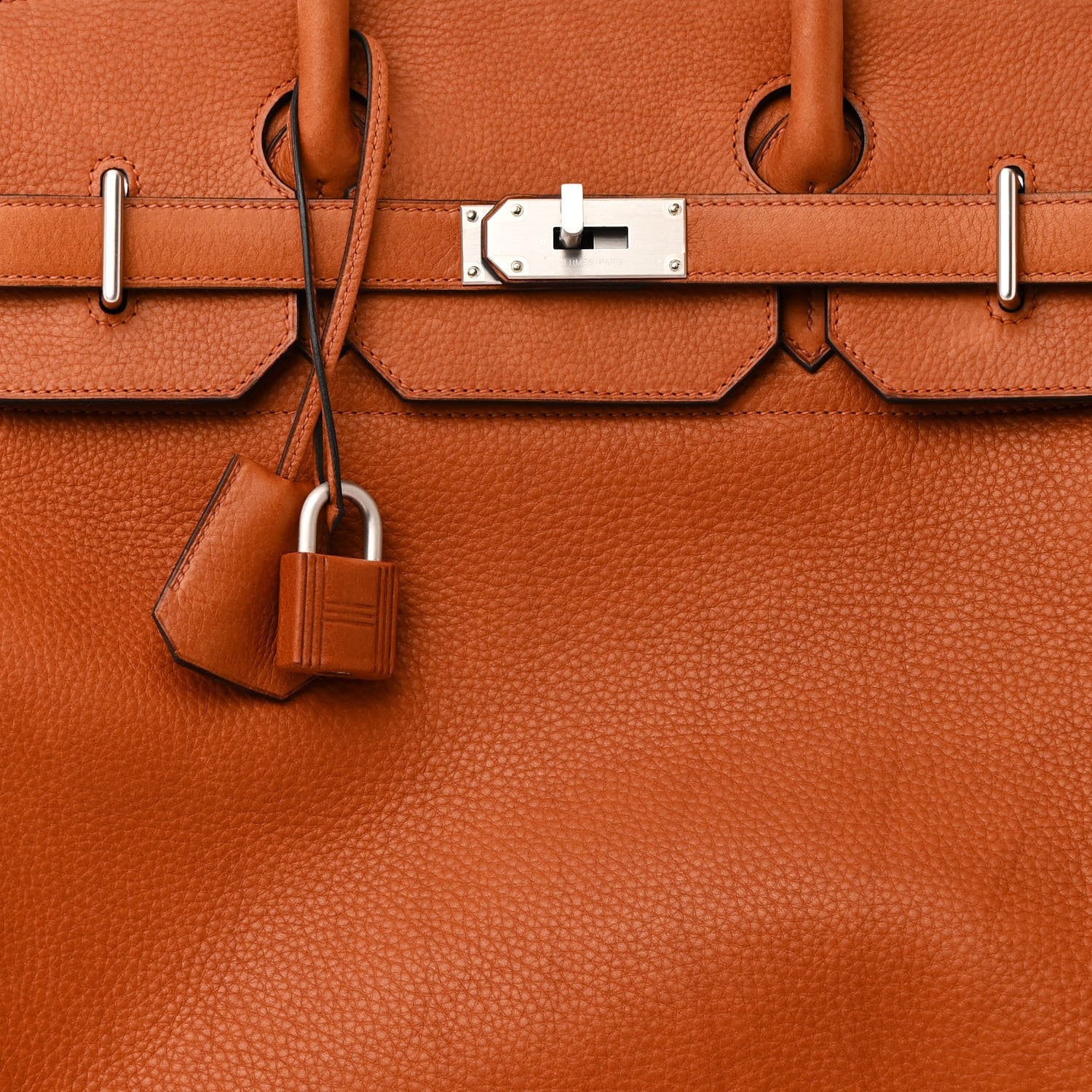 Hermes Taurillon Saddle HAC Birkin 40 Cuivre 8 of 15