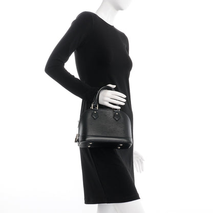 Louis Vuitton Epi Alma BB Black 3 of 9