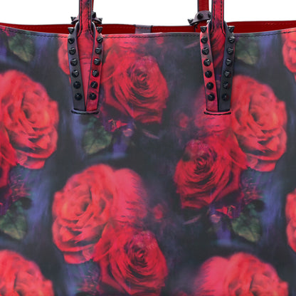 Christian Louboutin Calfskin Soft Roses Small Cabata Tote Multicolor 9 of 11