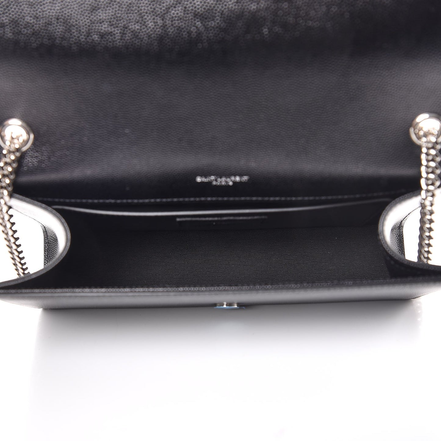Grain De Poudre Medium Classic Monogram Kate Satchel Black