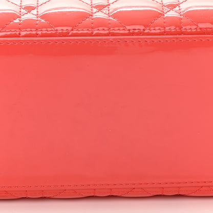 Christian Dior Patent Cannage Medium Lady Dior Fuchsia 16 of 18