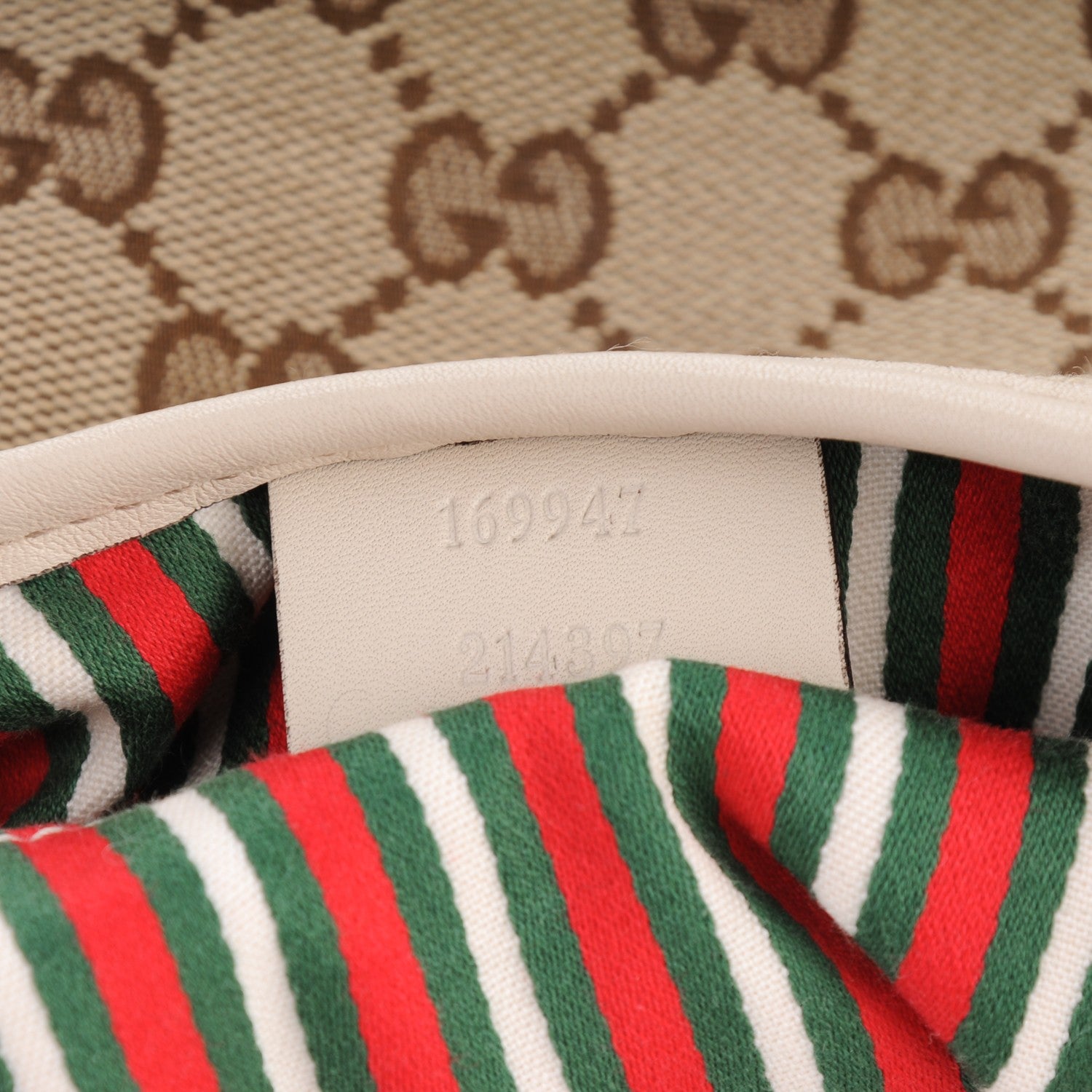 Gucci Monogram Medium New Britt Hobo Off White 7 of 7