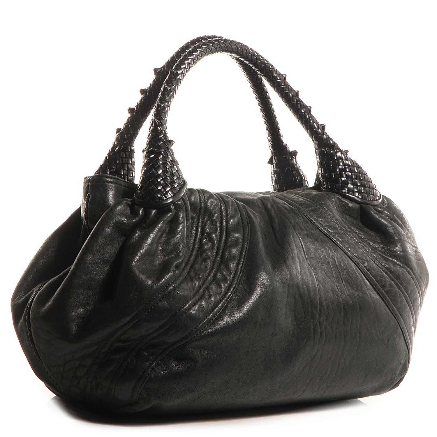 Fendi Nappa Nuvolata Spy Black 3 of 9