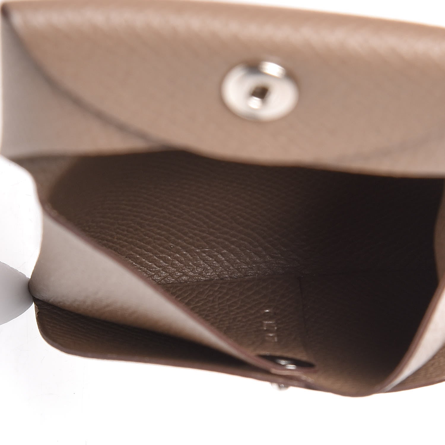 Hermes Epsom Bastia Coin Purse Etoupe 5 of 8