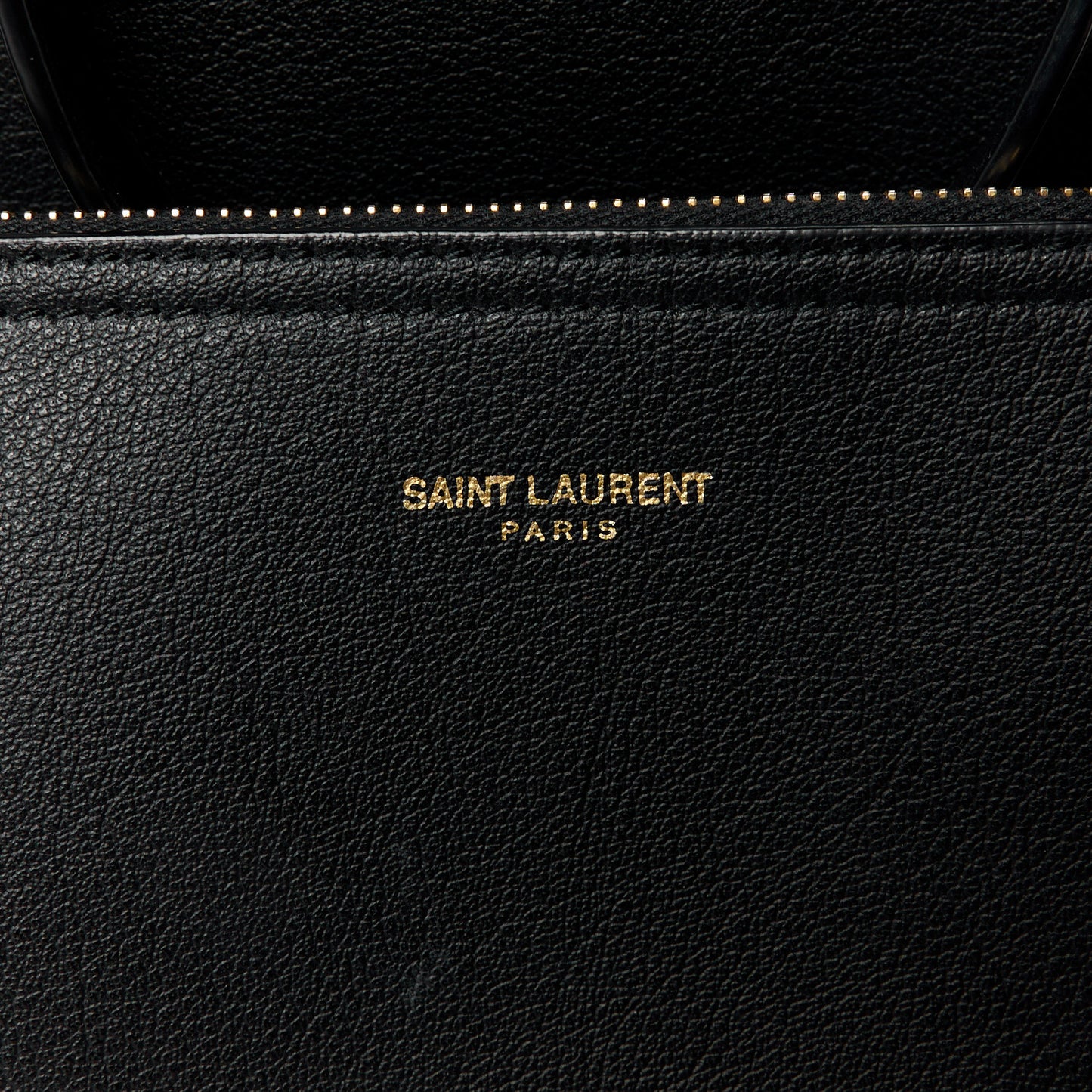 Calfskin Large Shopping Tote Black