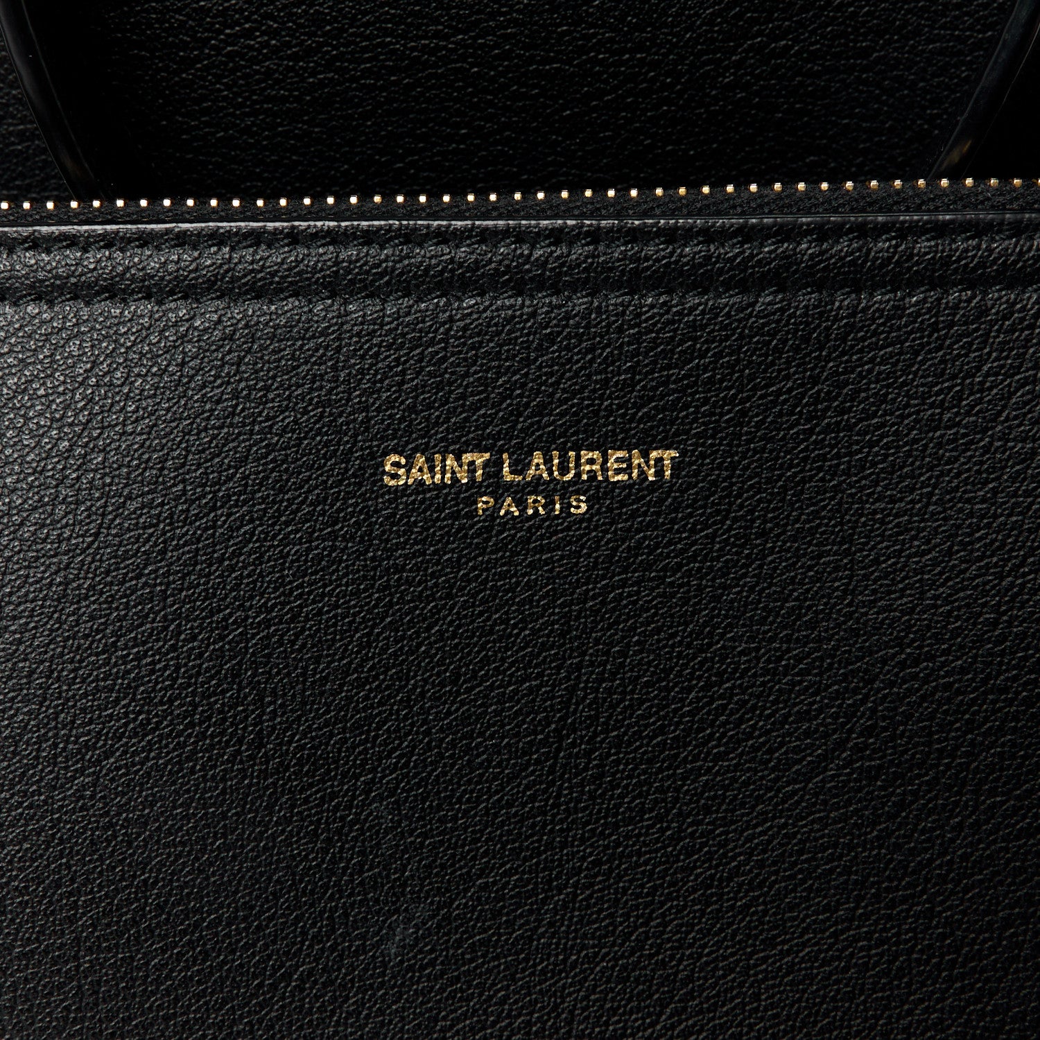 Saint Laurent Calfskin Large Shopping Tote Black 10 of 13