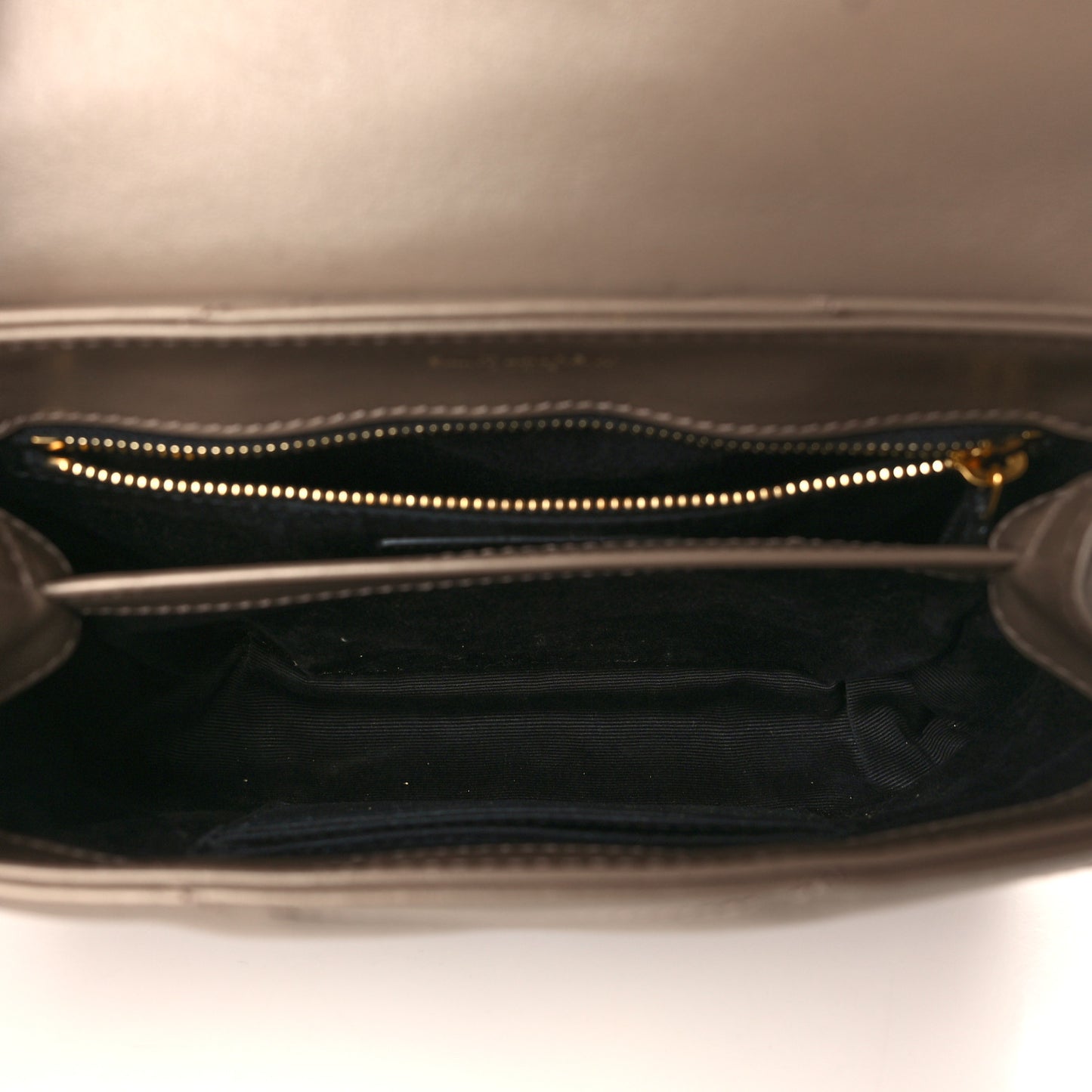 Calfskin Y Quilted Monogram Toy Loulou Crossbody Bag Taupe