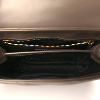 Saint Laurent Calfskin Y Quilted Monogram Toy Loulou Crossbody Bag Taupe 5 of 11