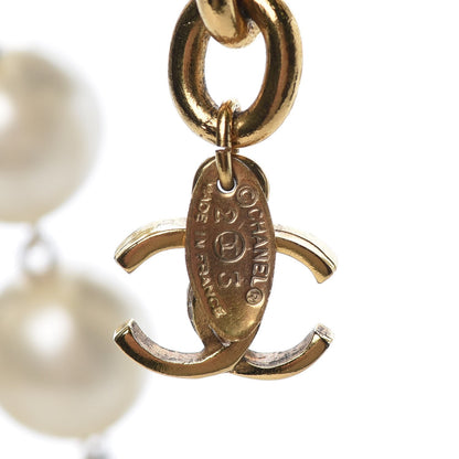 Chanel Pearl Layered Short Necklace Gold 3 of 6