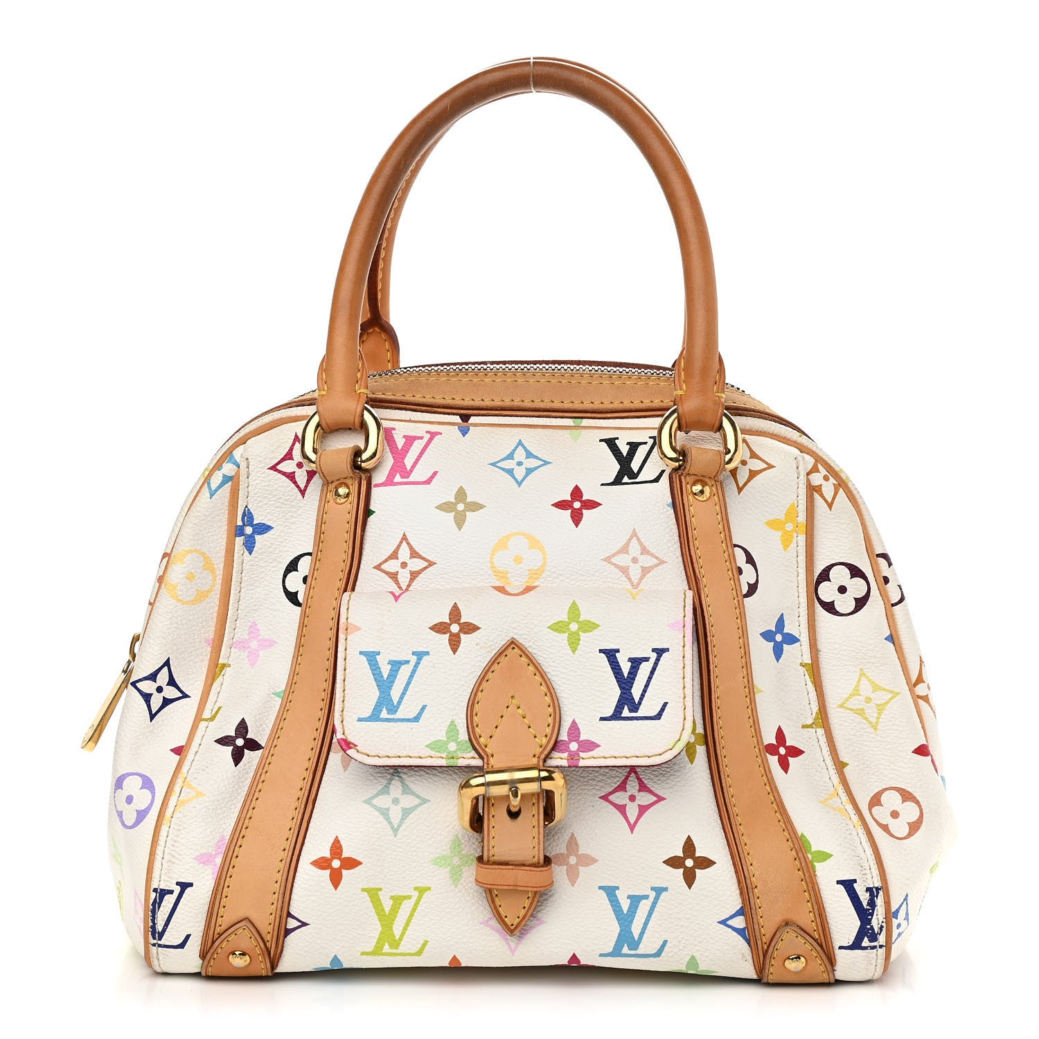 Louis Vuitton Monogram Multicolor Priscilla White 1 of 12