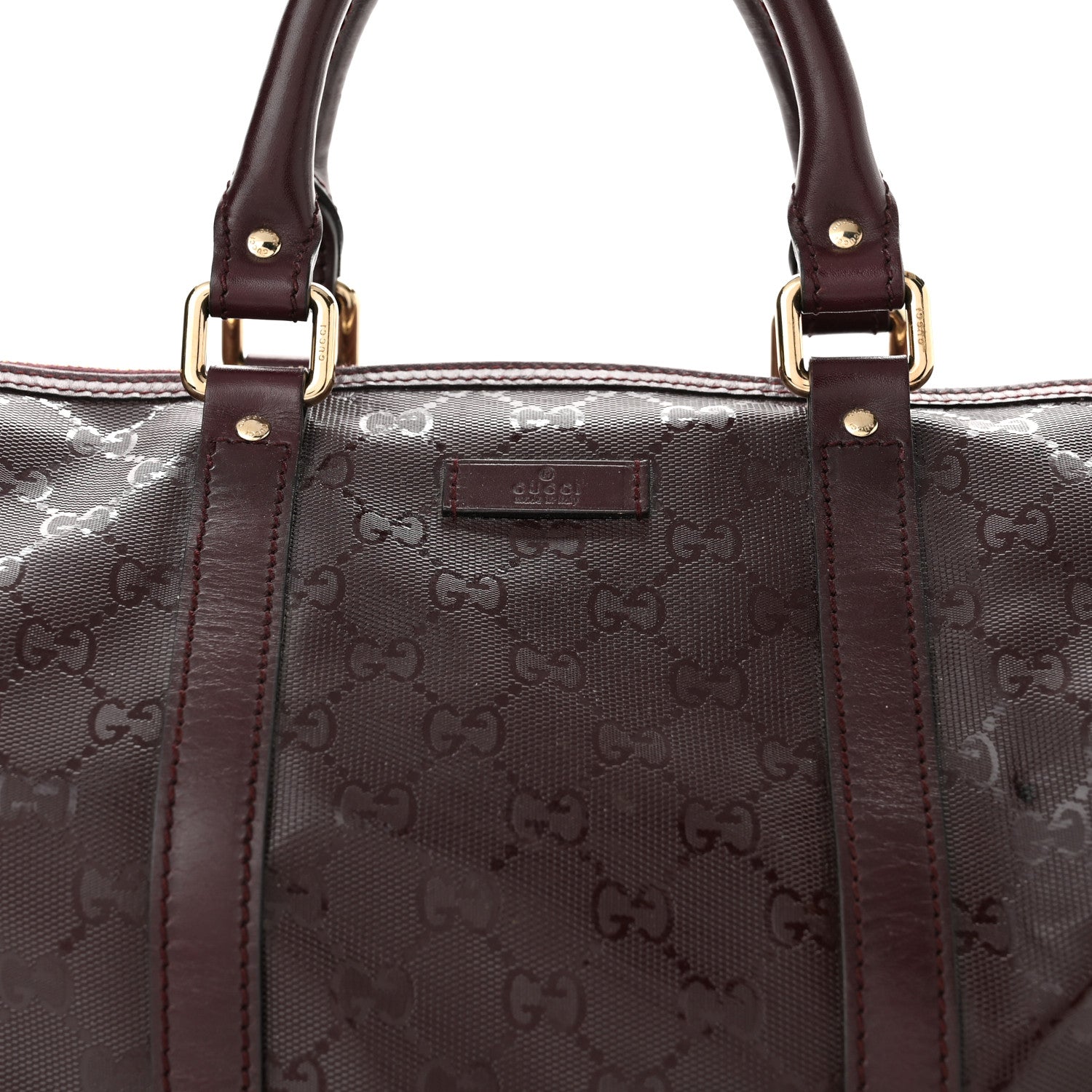 Gucci Imprime Monogram Medium Joy Boston Bordeaux 8 of 10