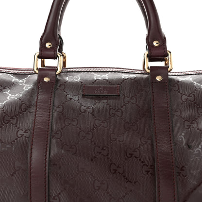 Gucci Imprime Monogram Medium Joy Boston Bordeaux 8 of 10
