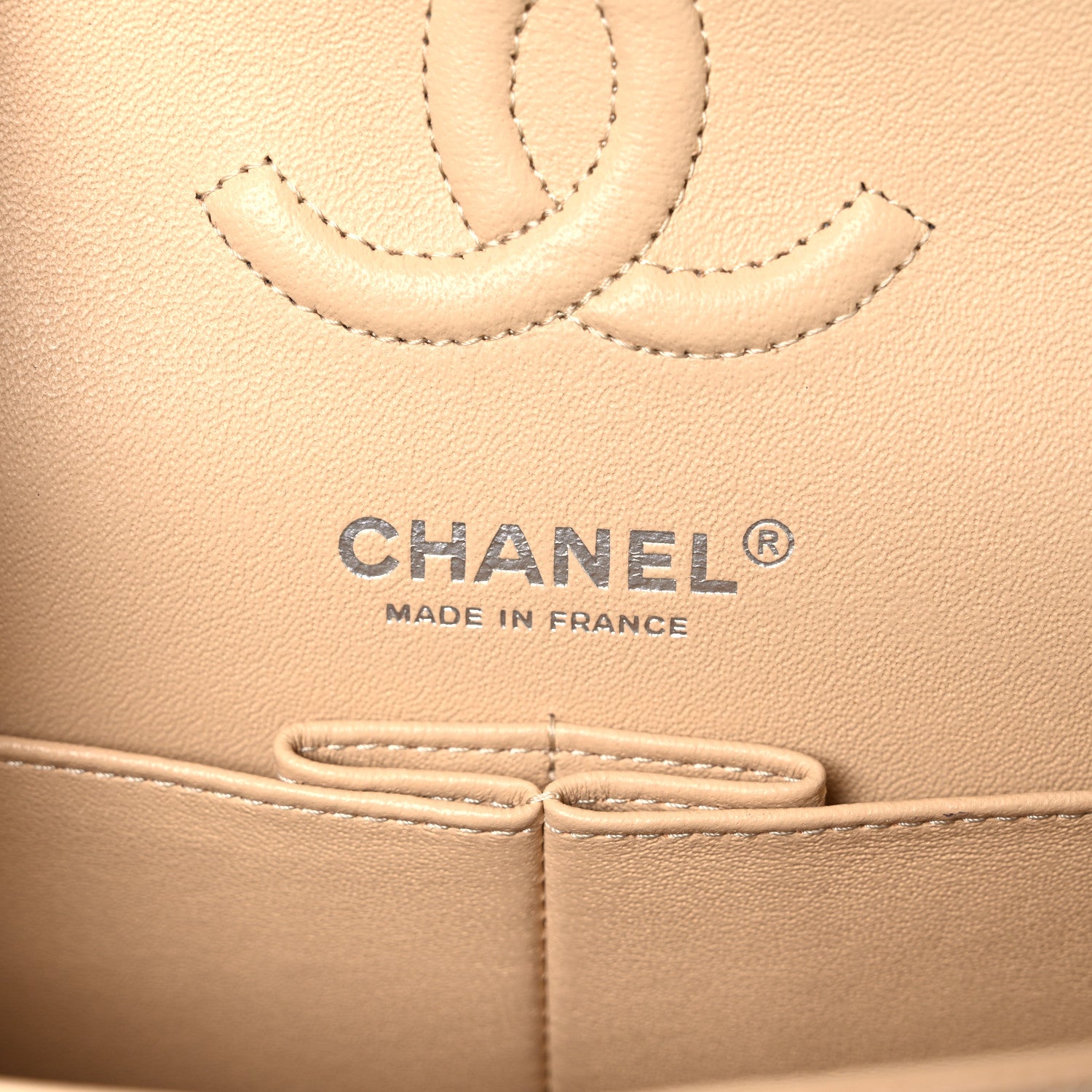 Chanel Caviar Quilted Small Double Flap Beige 6 of 10