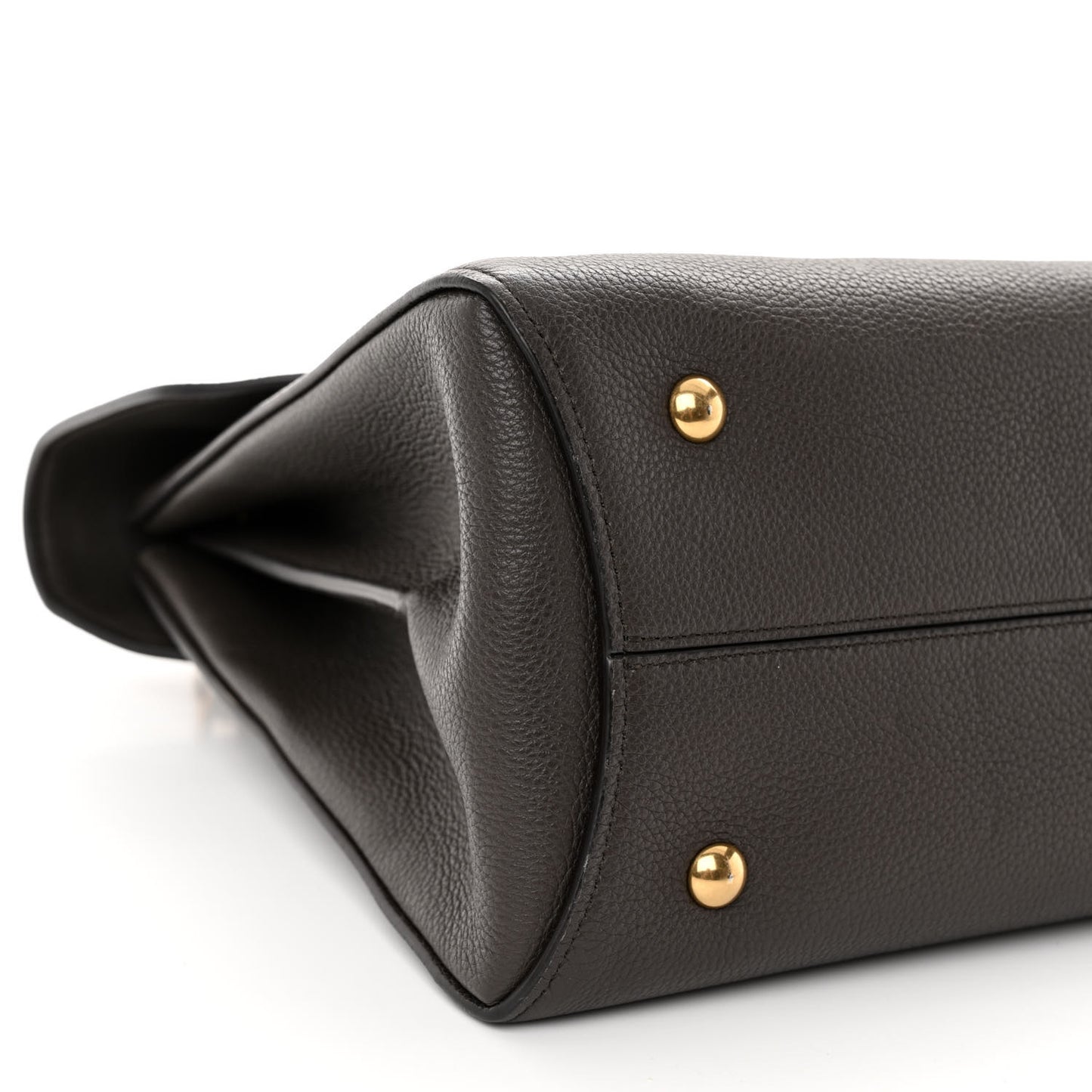 Calfskin Medium Margot Top Handle Satchel Flannel