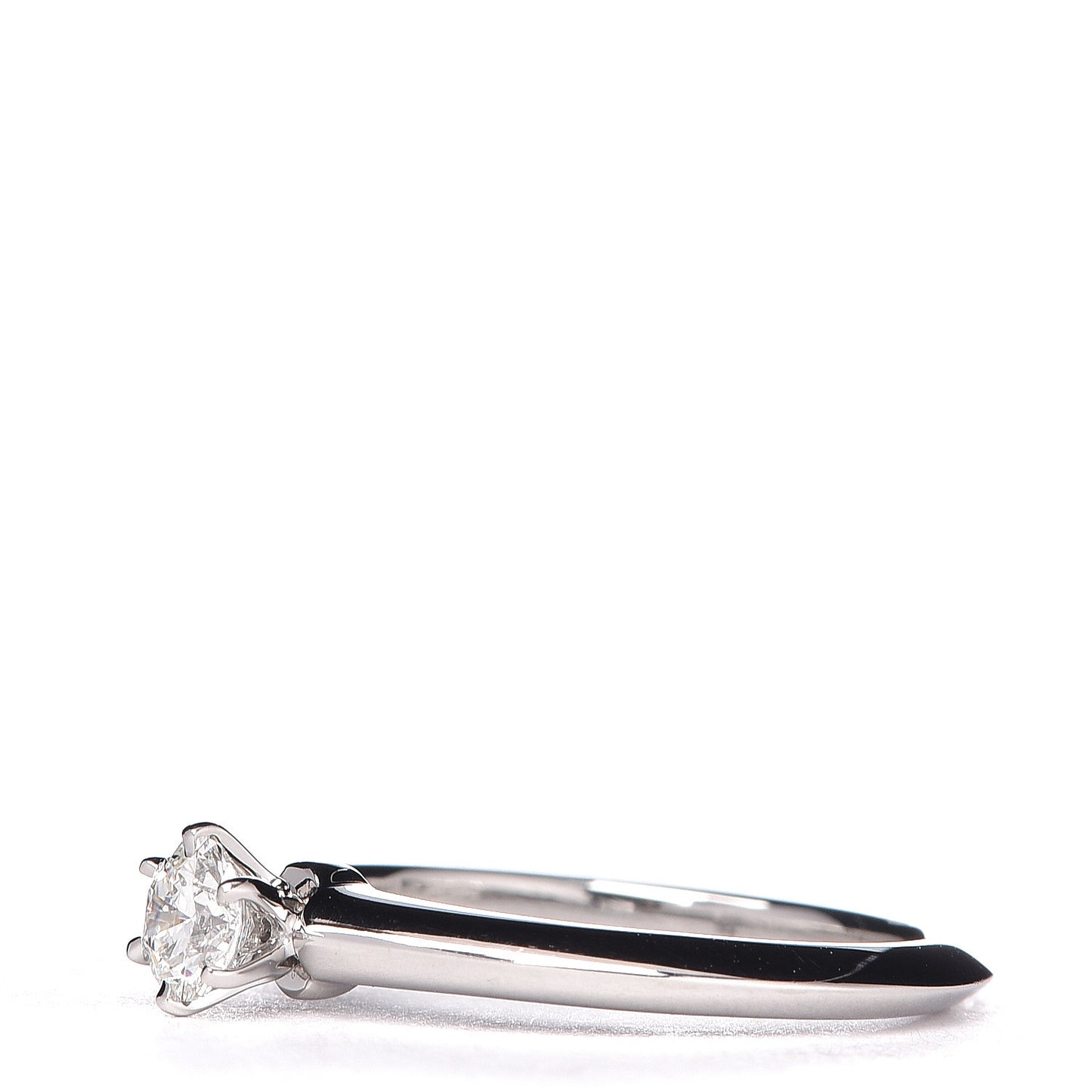 Platinum Diamond .23ct Solitaire Engagement Ring 47 4