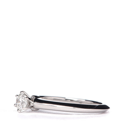 Tiffany Platinum Diamond .23ct Solitaire Engagement Ring 47 4 3 of 6