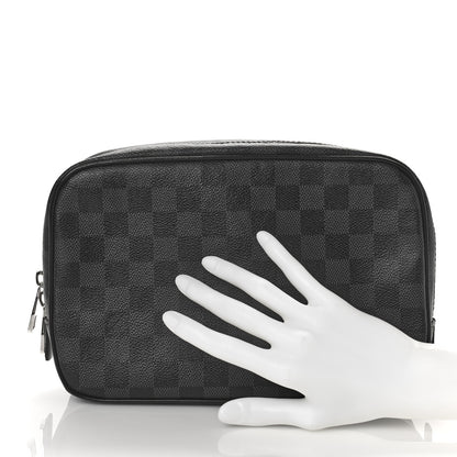 Louis Vuitton Damier Graphite Toilet Pouch GM 2 of 8